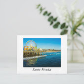 Santa Monica California Briefkaart (Staand voorkant)