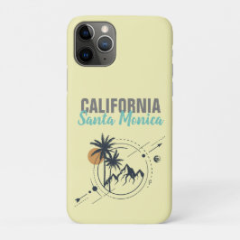 Santa Monica California Geometric Palms Case-Mate iPhone Case
