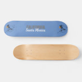 Santa Monica California Geometric Palms Persoonlijk Skateboard (Horizontaal)
