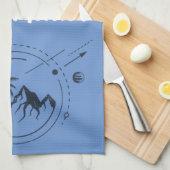 Santa Monica California Geometric Palms Theedoek (Quarter Fold)