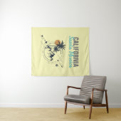 Santa Monica California Geometric Palms Wandkleed (In Situ (horizontaal))