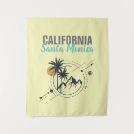 Santa Monica California Geometric Palms Wandkleed