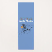 Santa Monica California Geometric Palms Yogamat (Voorkant)