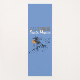 Santa Monica California Geometric Palms Yogamat