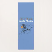 Santa Monica California Geometric Palms Yogamat (Achterkant)