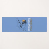 Santa Monica California Geometric Palms Yogamat (Voorkant (horizontaal))