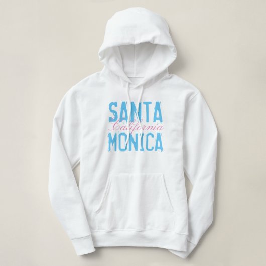 Santa Monica California Hoodie (Design voorkant)