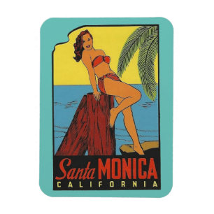 Santa Monica, California Magnet Magneet