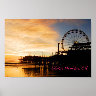 Santa Monica California Poster