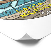 Santa Monica California  Poster (Hoek)