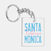 Santa Monica California Sleutelhanger (Voorkant Links)
