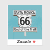 Santa Monica California Sticker (Vel)