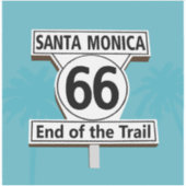 Santa Monica California Sticker (Voorkant)