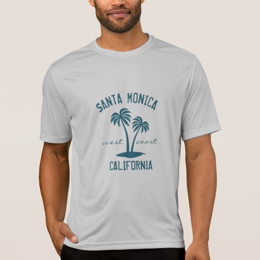 Santa Monica California T-shirt (Voorkant)