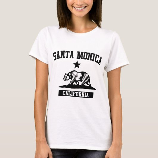 Santa Monica California T-shirt (Voorkant)