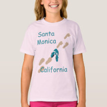 Santa Monica California Teenslippers Girls T
