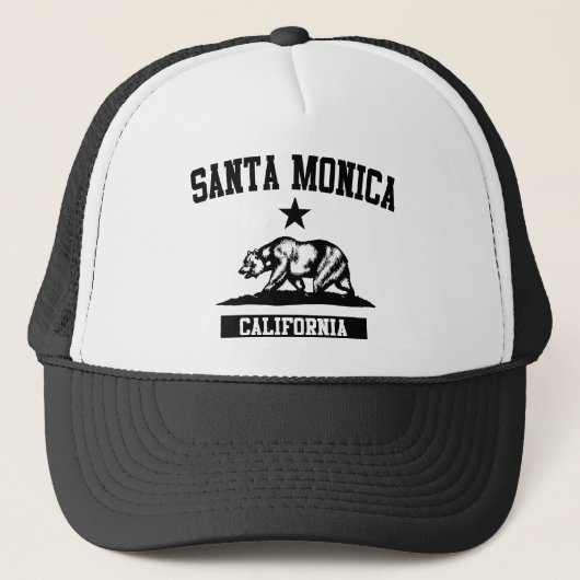 Santa Monica California Trucker Pet (Voorkant)