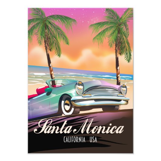Santa Monica California USA Foto Afdruk (Voorkant)
