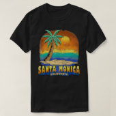 SANTA MONICA CALIFORNIA , verstoord Souven T-shirt (Design voorkant)