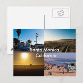 Santa Monica - Californië Briefkaart (Voorkant / Achterkant)