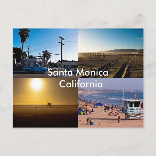 Santa Monica - Californië Briefkaart (Voorkant)