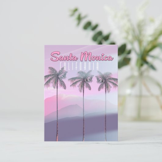 Santa Monica Californië Briefkaart (Staand voorkant)