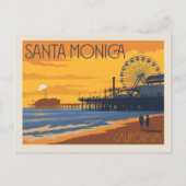 Santa Monica, Californië Briefkaart (Voorkant)