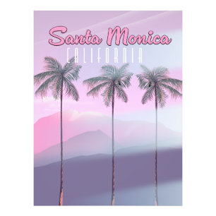 Santa Monica Californië Foto Afdruk
