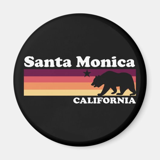  Santa Monica Californië Magneet (Voorkant)