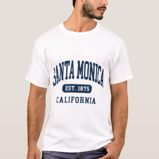Santa Monica Californië Opgericht 1875 Aandenken T-shirt