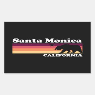 Santa Monica Californië Rechthoekige Sticker