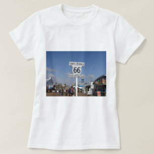 Santa Monica, Californië - RT 66 T-shirt