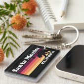  Santa Monica Californië Sleutelhanger (Voorkant Rechts)