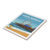  Santa Monica Californië Tegeltje (Zijkant)