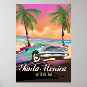 Santa Monica Californië VS Poster