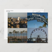 Santa Monica Collage Briefkaart (Voorkant / Achterkant)