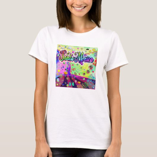 Santa Monica "Cool Energy" T-shirt (Voorkant)