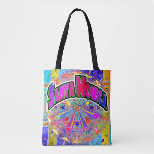 Santa Monica Cosmic Unity Tote Bag (Voorkant)