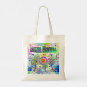 Santa Monica Deep Dream Canvas tas (Achterkant)