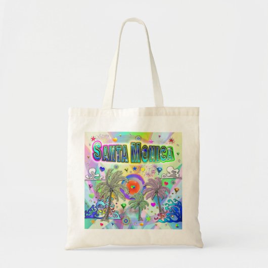 Santa Monica Deep Dream Canvas tas (Voorkant)