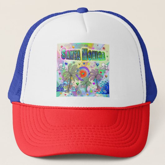 Santa Monica Deep Dream Hoed Trucker Pet (Voorkant)