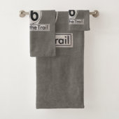 Santa Monica End van de Trail Route 66 Bad Handdoek (Insitu)