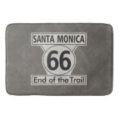 Santa Monica End van de Trail Route 66 Badmat (Voorkant)