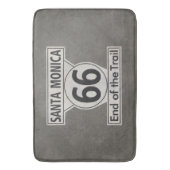 Santa Monica End van de Trail Route 66 Badmat (Voorkant Verticaal)