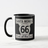 Santa Monica End van de Trail Route 66 Mok (Links)