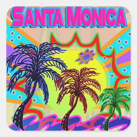 Santa Monica Eternal Sticker (Voorkant)