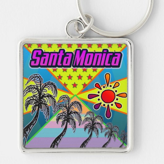 Santa Monica Freedom Sleutelhanger (Voorkant)