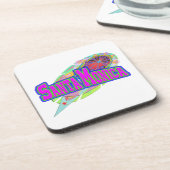 “Santa Monica” Future Coaster Bier Onderzetter (Linkerzijde)