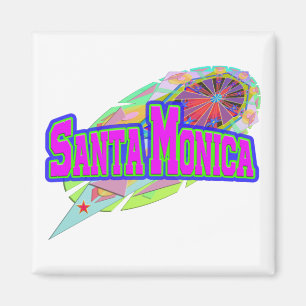 "Santa Monica" Future Magnet