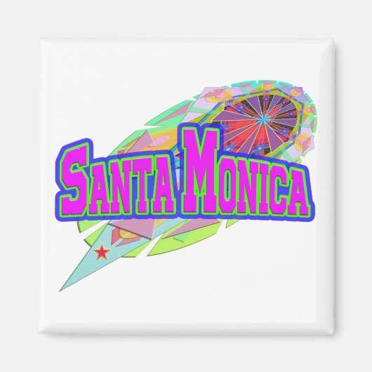 "Santa Monica" Future Magnet (Voorkant)